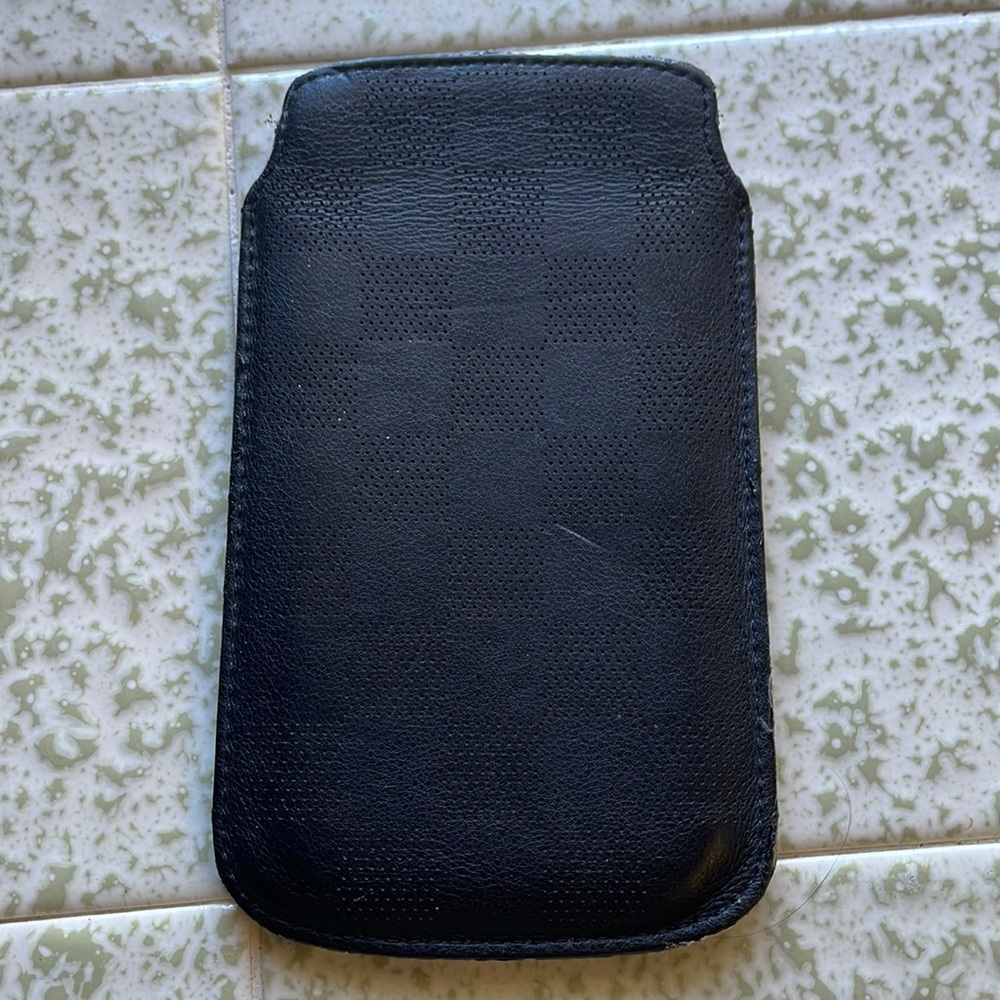 Louis Vuitton leather phone case